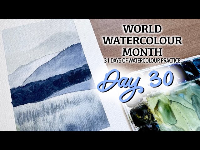 The importance of value  in Watercolour landscapes | World Watercolor Month Day 30