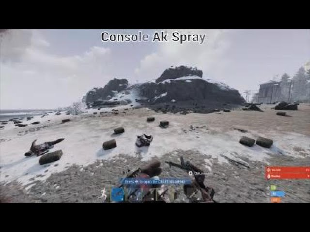 Ak Spray Montage Rust Console