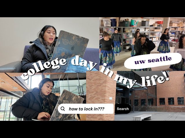 college day in my life | winter quarter @ uw seattle ♡ classes, PSA & more