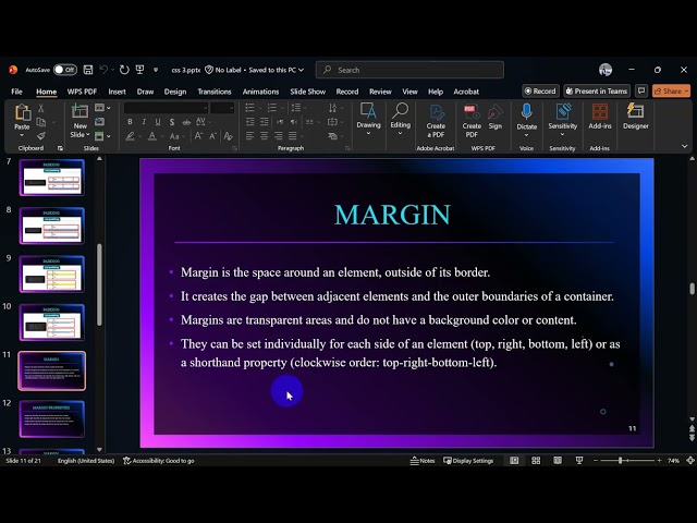 CSS Padding and Margin (Part 13)