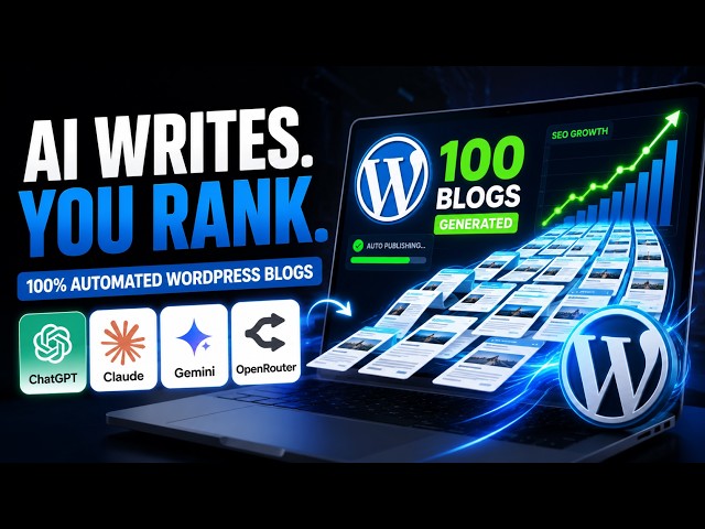 AI Auto Blog Poster 🤯 Generate 100% SEO WordPress Blogs Automatically | ChatGPT, Claude & Gemini