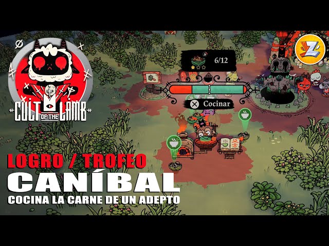 Cult of the Lamb - Logro / Trofeo Caníbal (Cannibal) - Cocina la carne de un adepto