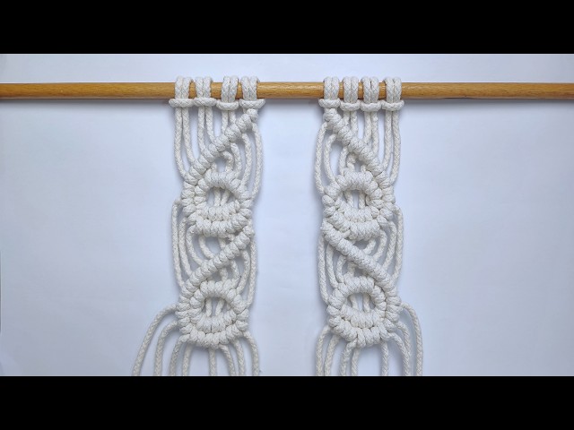 Beautiful Macrame Pattern | Modified Number Six Pattern and Its Mirror