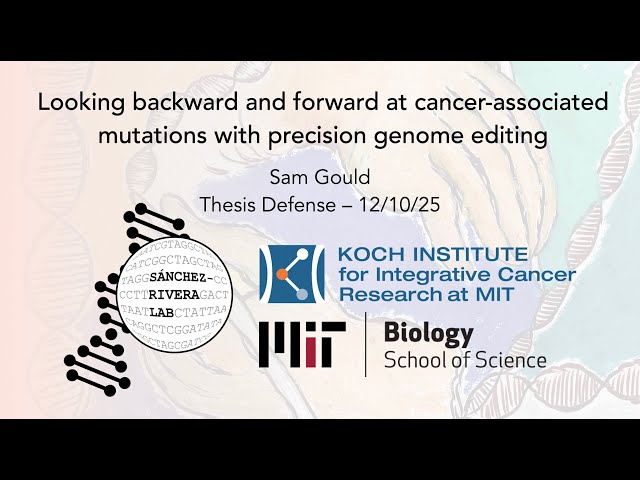 Sam Gould PhD Thesis Defense (MIT Biology)