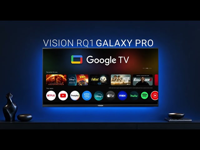 4K TV Motion Graphics Ad: Vision Q-LED+ Showcase