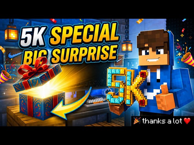 🎉 5K SPECIAL SURPRISE REVEAL! 👀🔥