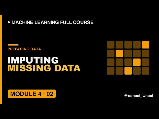M4L2: How to Handle Missing Data Imputation | Machine Learning free course | #ai #datascience