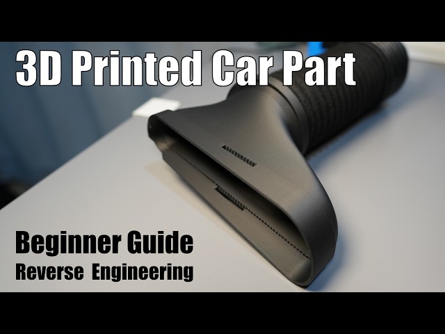Making Your First 3D Printed Car Part – Basic Reverse Engineering Tutorial