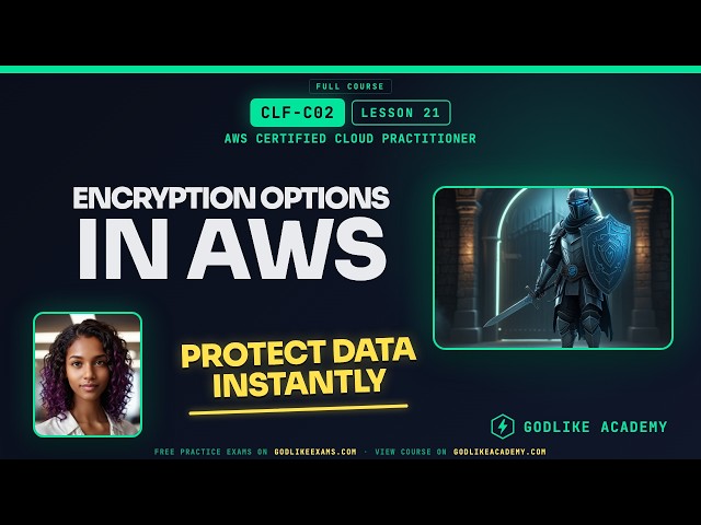 CLF-C02 · Lesson 21: AWS Encryption Options Explained
