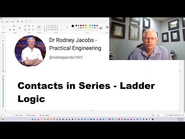Three Contacts in Series Using Ladder