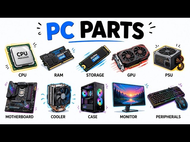 Every PC Component Explained in 8 minutes