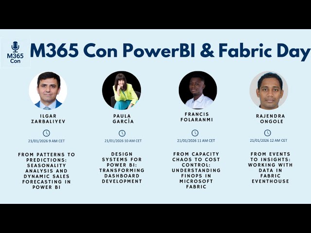 M365 Con PowerBI & Fabric Day (Part 1)