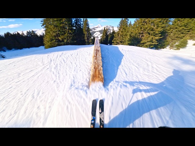 Skiing Solo Park Laps! XL Jumps, Log Rides & Big Tricks (Winter EP.19)