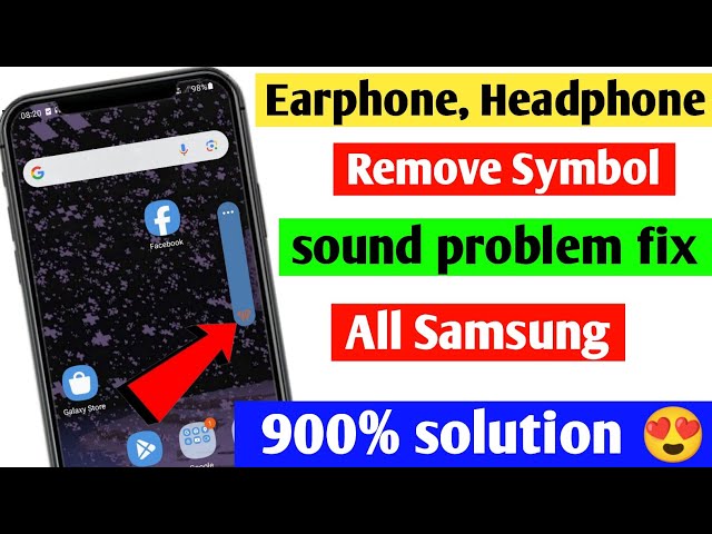 Samsung phone headphones problem|samsung headphones sound problem/headphone symbol problem | 🎧 fixed