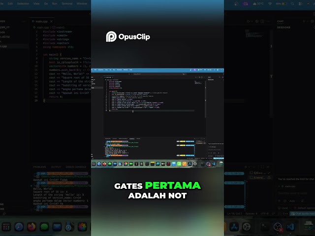 Logic Gates C++: NOT, AND, OR Tutorial Pemula #coding