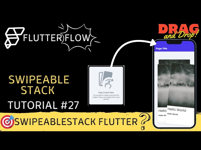 SwipeAble Stack |SwipeImages |SwipeImage in every direction |Flutter |Flutterflow #flutterflow 