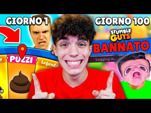 100 GIORNI DI SCHERZI ESTREMI AI MIEI AMICI su STUMBLE GUYS!!
