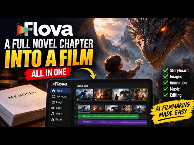 I Turned a Full Novel Chapter Into a Film Using Flova AI
