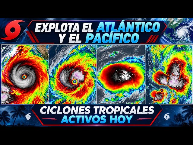 WATCH OUT!! THE FORECAST IS GETTING COMPLICATED. MULTIPLE ACTIVE CYCLONES.