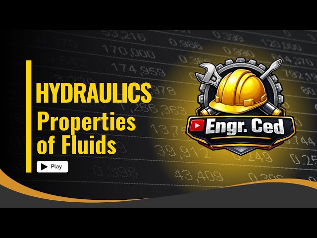 Fluid Mechanics and Hydraulics | Properties of Fluids | Part 1