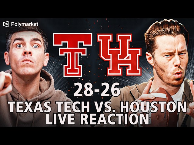 Texas Tech SURVIVES Houston LIVE REACTION | Crain & Cone