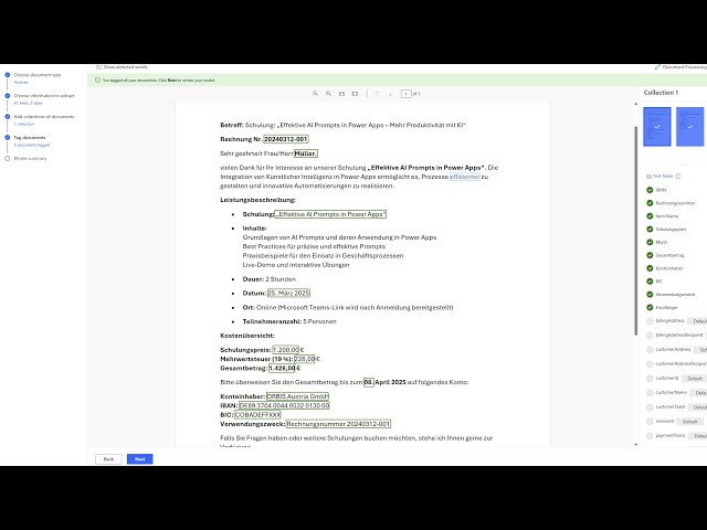 Power Automate Document Automation