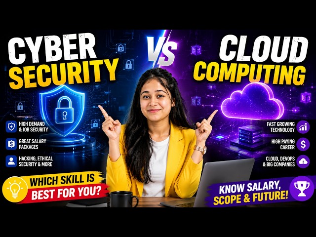 Cyber Security vs Cloud Computing 🔥 Which Career Pays More in 2026?