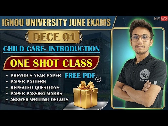 #189 DECE 01 || CHILD CARE AND EDUCATION - BLOCK 1 || IGNOU WALAY