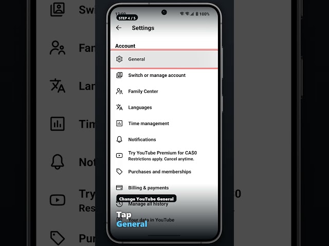 How To Change YouTube General On Android - Full Guide