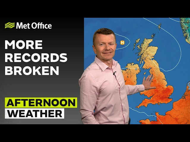 26/05/2026 - Thunderstorms possible - Afternoon Weather Forecast UK – Met Office Weather