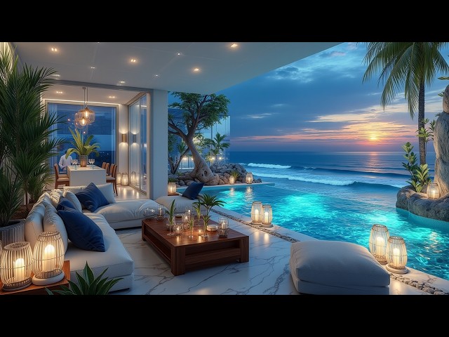 Sunset Chill House & Deep House Mix - Relaxing Tropical House Beats For Ocean Luxury Lounge