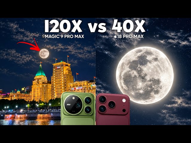 Honor Magic 9 Pro Max vs iPhone 18 Pro Max Ultimate Zoom Test 