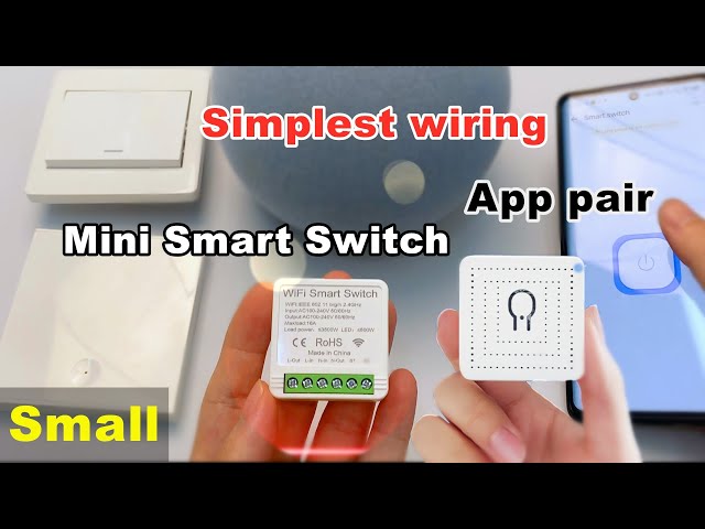 How to use mini wifi smart switch by Ewelink app; 16A relay,voice control with Alexa and Google Home