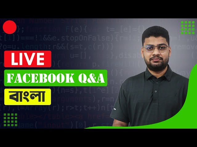 🔴 Q&A Live on Facebook message | Procoder BD