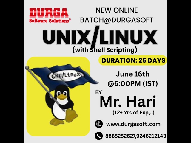 🐧 Master UNIX/Linux with Shell Scripting!