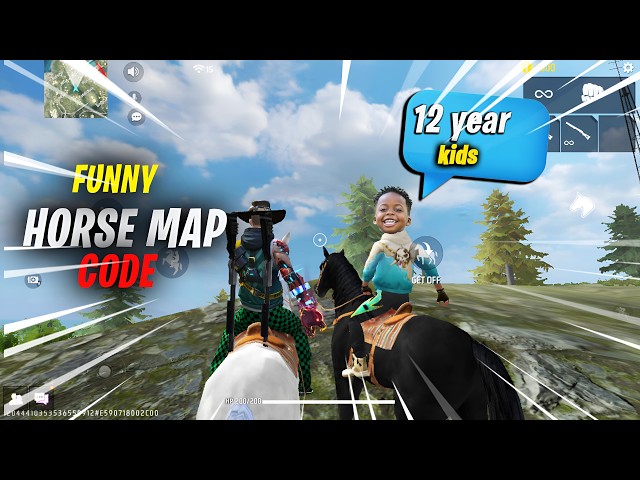 NEW HORSE MAPCODE IN FREEFIRE🤯 | FUN WITH 12 YEAR KIDS🤣