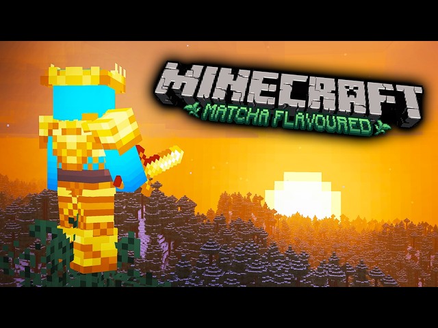 Matcha Flavoured Minecraft Is A Grand Adventure
