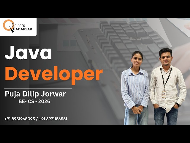 Java Developer Placement Success | Puja Jorwar | BE CS 2026
