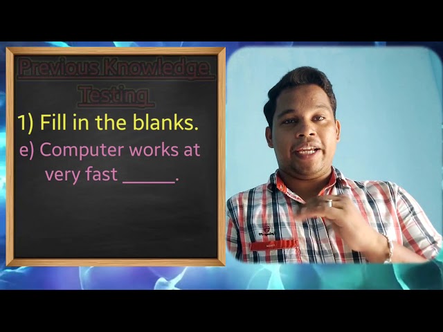 Class-5th, Computer, Lesson-2(Applications of the Computer) Part-1
