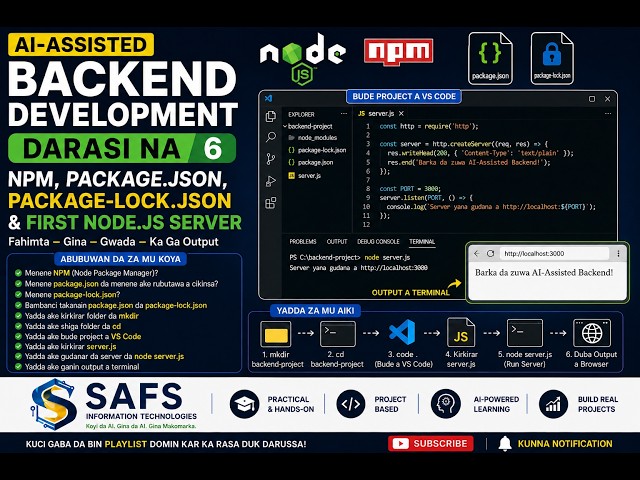 AI-Assisted Backend Development – Node.js File System: `writeFileSync()` & `readFileSync()`