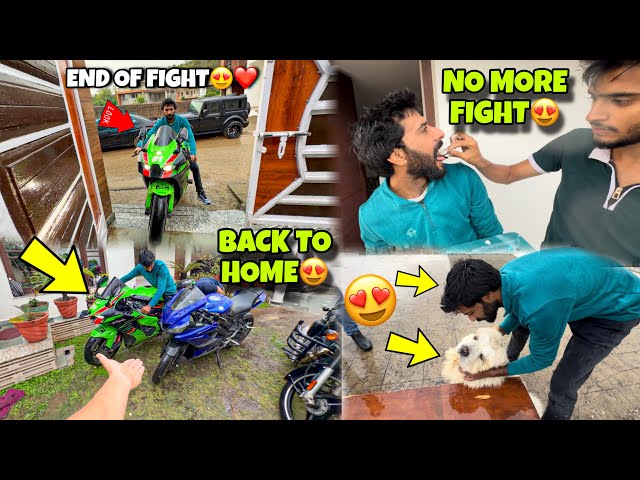End of Fight😍 Sam & Zx10r Back to Home🏡❤️ | Celebration for Mehran😍