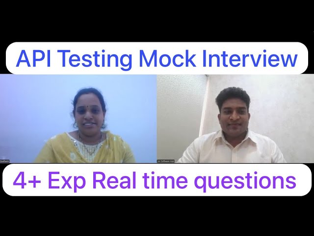 Real time API Mock Interview 2025 | 4+ Years Experience| How to solve API Issues | Video 1112 #api