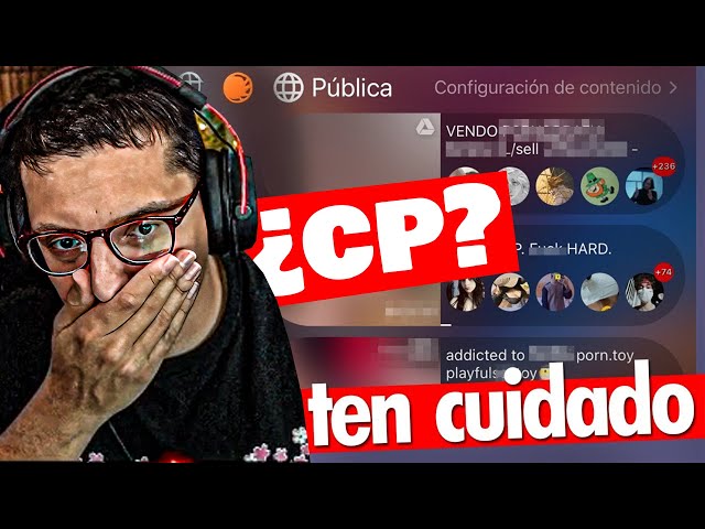 This app lets you share and view "CP💀" with strangers and friends😖