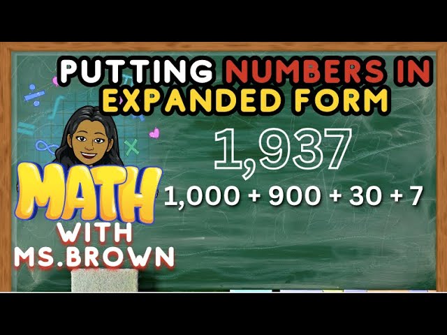 HOW TO PUT NUMBERS IN EXPANDED FORM | GRADE 3-4