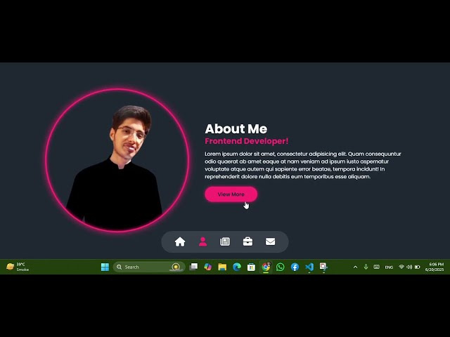 🔥 1-Hour Coding Challenge: Build a Portfolio Website from Scratch! | Farhan Code Corner