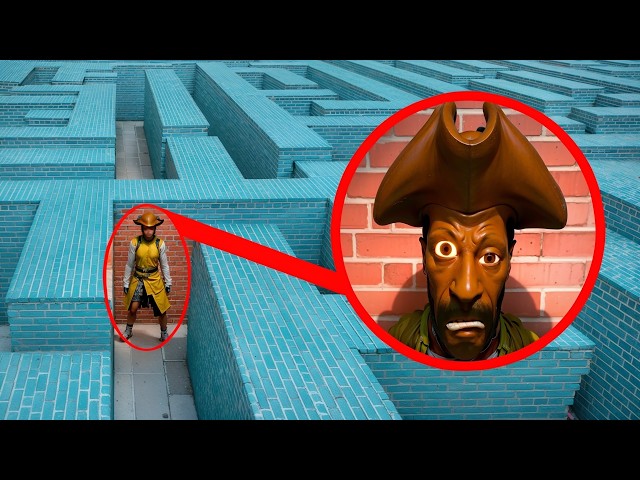 UN MONSTRUO DE LOS BACKROOMS NOS PERSIGUE EN UN LABERINTO EN GARRY’S MOD BACKROOMS Garry’s Mod