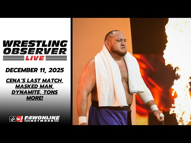 2025-12-11 WOL: Cena’s last match, masked man, Dynamite, tons more!