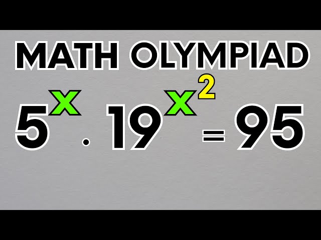 Poland I Only A Few People Could Solve! I Exponential Function Question I Find x=?