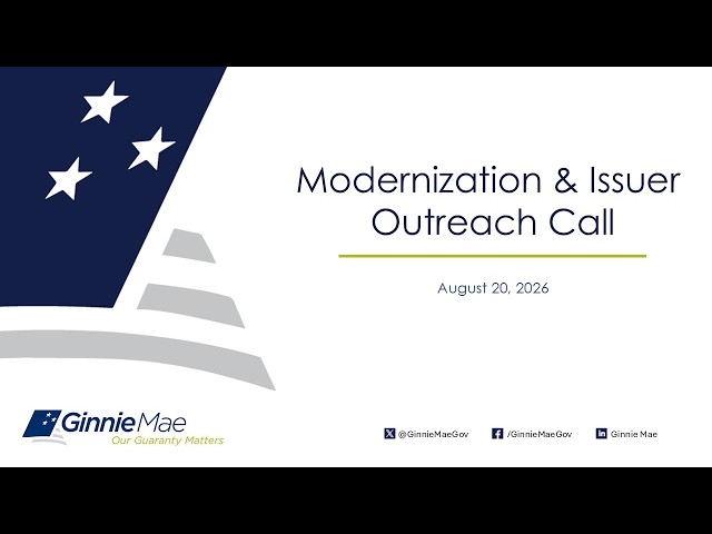 8.20.2026 Modernization and Issuer Outreach Call