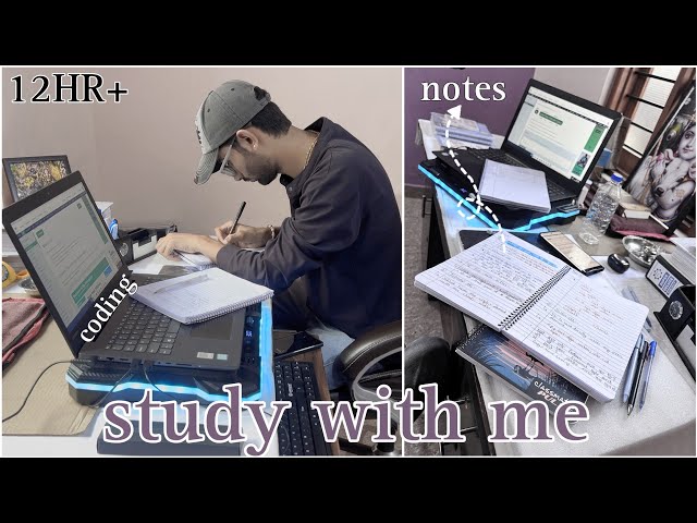 productive study vlog 📝study with me ✨ coding, notes, classes ✅ Manipal University Jaipur - BCA